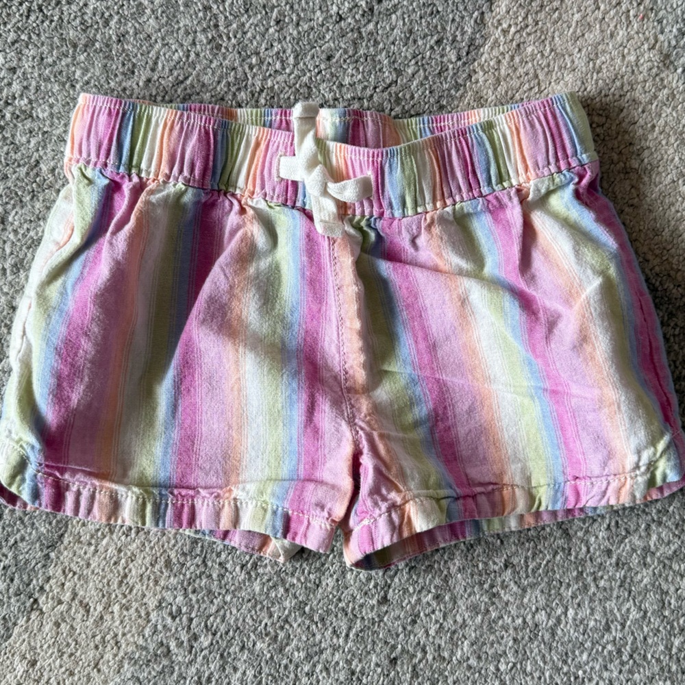 Colorful Striped Kids Shorts